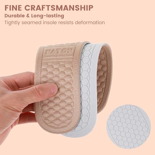Image of 3 Pairs Super-Soft Shoe Insoles Inserts, Two-Layered Shoe Inserts of Foam, Breathable, Sweat-Absorbent, Memory Foam Shoe Insert Insoles for Any Shoes (Women 8.5-11 Men 7.5-10)