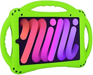 TopEsct Kids Case for iPad Mini 6th Generation Case Heavy Duty Shockproof Cover Childproof Protective kids Cover with Three Handle Stand for 8.3 inch iPad Mini 6 (Green)