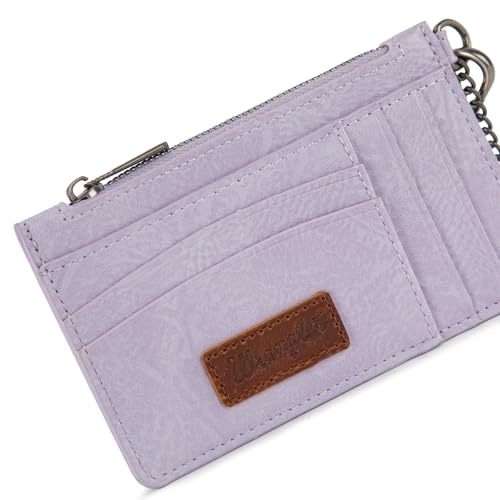 Image of Montana West X Wrangler RFID Card Holder Small Credit Card Holder for Women Card & ID Cases Slim Wallet Cards Holders with Keychain Wristlet Strap