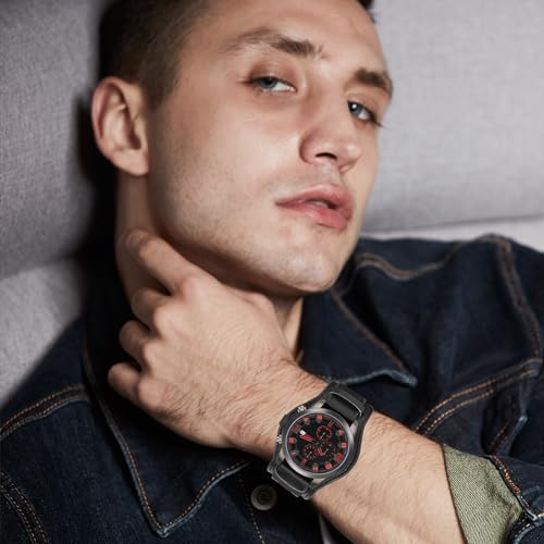 Montre à quartz avec calendrier BUREI, la précision étanche - 6
