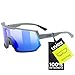 Uvex sportstyle 235 - Sportbrille f&uuml;r Damen und Herren - 100% UVA-, B, C Schutz - druckfreier Sitz & perfekter Halt - rhino deep space matt/blue - one size
