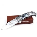 Wild Turkey Handmade Collection Old Fashioned Two Tone Lock Back Folding Knife.. (Wolf 1)