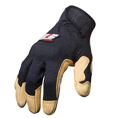 212 Performance Gloves FRGC2-05-010 Fire Resistant Premium Leather Fabricator Gloves, Large