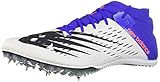 New Balance Men's Middle Distance 800 V6 Running Shoe, White/uv Blue, 14 D US