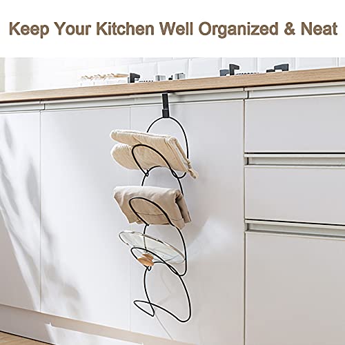 Hikinlichi 10 Pack Hat Racks Hangers Baseball Cap Holders Organizers Closet Hanging Display Storage Rack For Scarves Handbags Towels Clothes Ties Over Door Wall Mounted W Hanging Hooks Black #TOP3