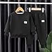 Kids Sweatsuits Toddler Girls Boys 2 Piece Tracksuit Crewneck Sweatshirt and Jogger Sweatpants Clothing Sets for 0-6 Years