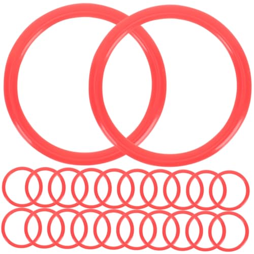 ifundom Plastic Ring Toys Set 20pcs Toss Rings Boys and Girls for Pool Outdoor Toss Plaything Bright Design