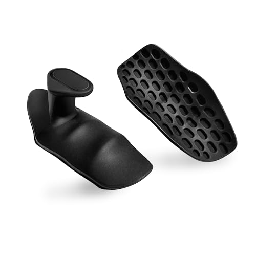 Athlynk Weight Lifting Hand Grips (Black) Rubber Palm Protector for Heavy Lifting, Anti-Slip Workout Grips for Gym Training, Powerlifting, Dumbbell, Deadlift, Bar Pull Up Grippers for Men & Women