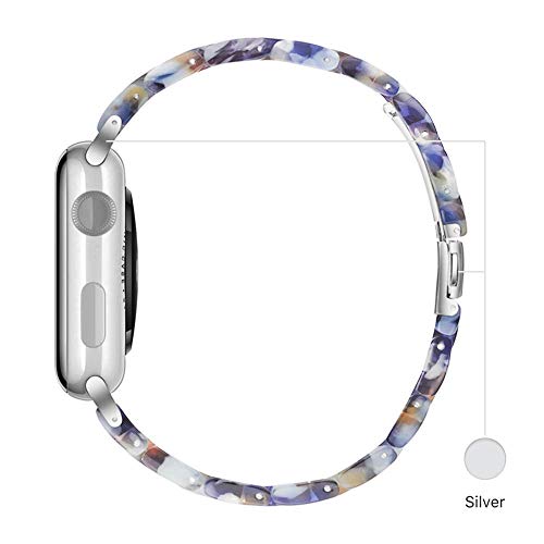 Image of Light House Apple Watch Bands-Fashion Lightweight Resin iWatch Bands for Women Men 38mm /40mm /41mm /42mm(Series 11 10), 49mm /46mm /45mm /44mm /42mm(S 3 2 1), Compatible with Apple Watch Series 11 SE 10 9 8 7 6 5 4 3 Ultra