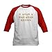 CafePress Scrabble Way with Words Kids Baseball Tee Kids Cotton Baseball Jersey, 3/4 Raglan Sleeve Shirt Red/White