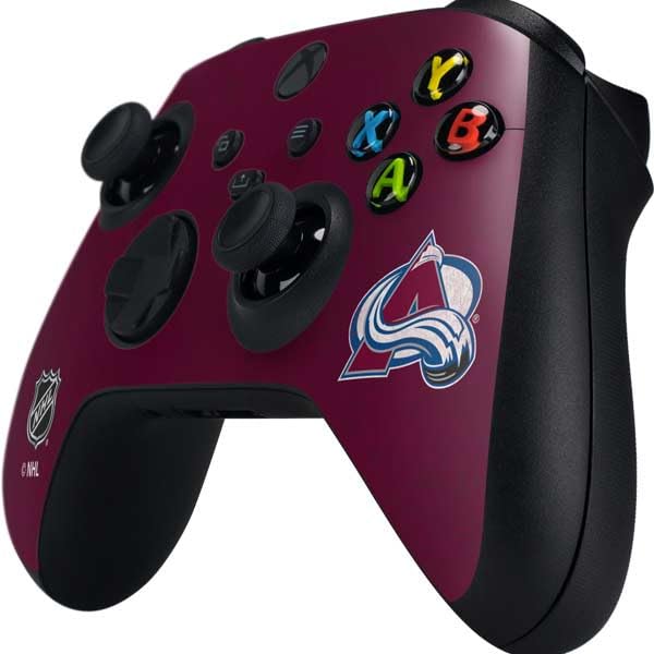 Skinit Decal Gaming Skin Compatible with Xbox Series X Controller - Officially Licensed NHL Colorado Avalanche Distressed Design