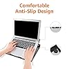 Amazon Basics Ventilated Adjustable Ergonomic Laptop Stand, 33 x 28.7 x 18.5 cm, Black #1