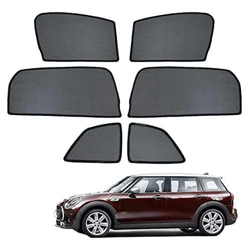 JX^tBbg Ԃ̑pTVF[h MINI F54 OƓĂh~ TChEBhEToCU[ ANZT[,Front+Rear+Triangular-window-6PCS