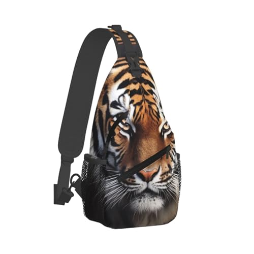 Sling Bag para mujeres y hombres tipo chest bag negro miniatura 7