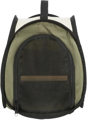 TRIXIE Transporttasche - beige/olivgrün 27 × 32 × 27 cm