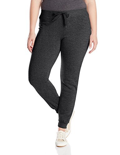 Southpole Juniors Plus-Size Basic Fleece Jogger Pants