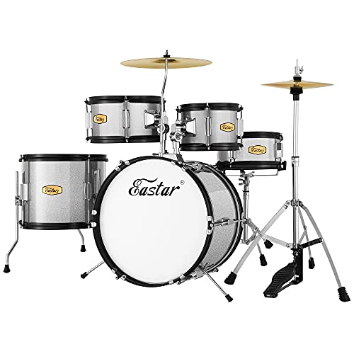 Drum Set Eastar 16 inch Kids Drum Set 5Piece Junior Drum Set for Kids