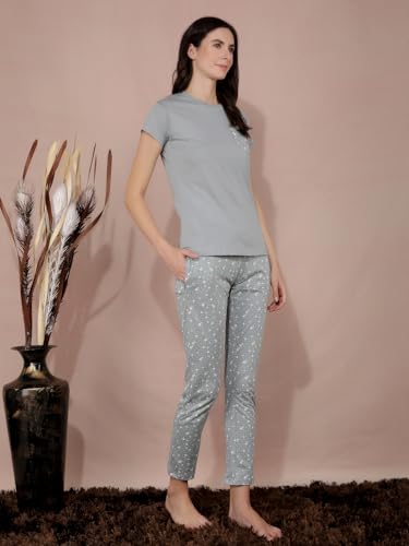 Image of Dollar Missy Women's Combed Cotton T-Shirt Pyjama Night Suit