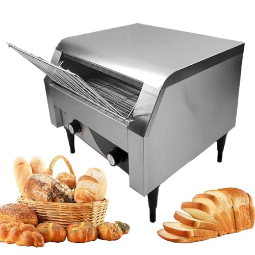 Stainless Steel Conveyor Toaster, 7 Speeds, 300 pcs/hr