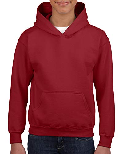 Gildan Youth Hooded Sweatshirt, Style G18500B Cardinal