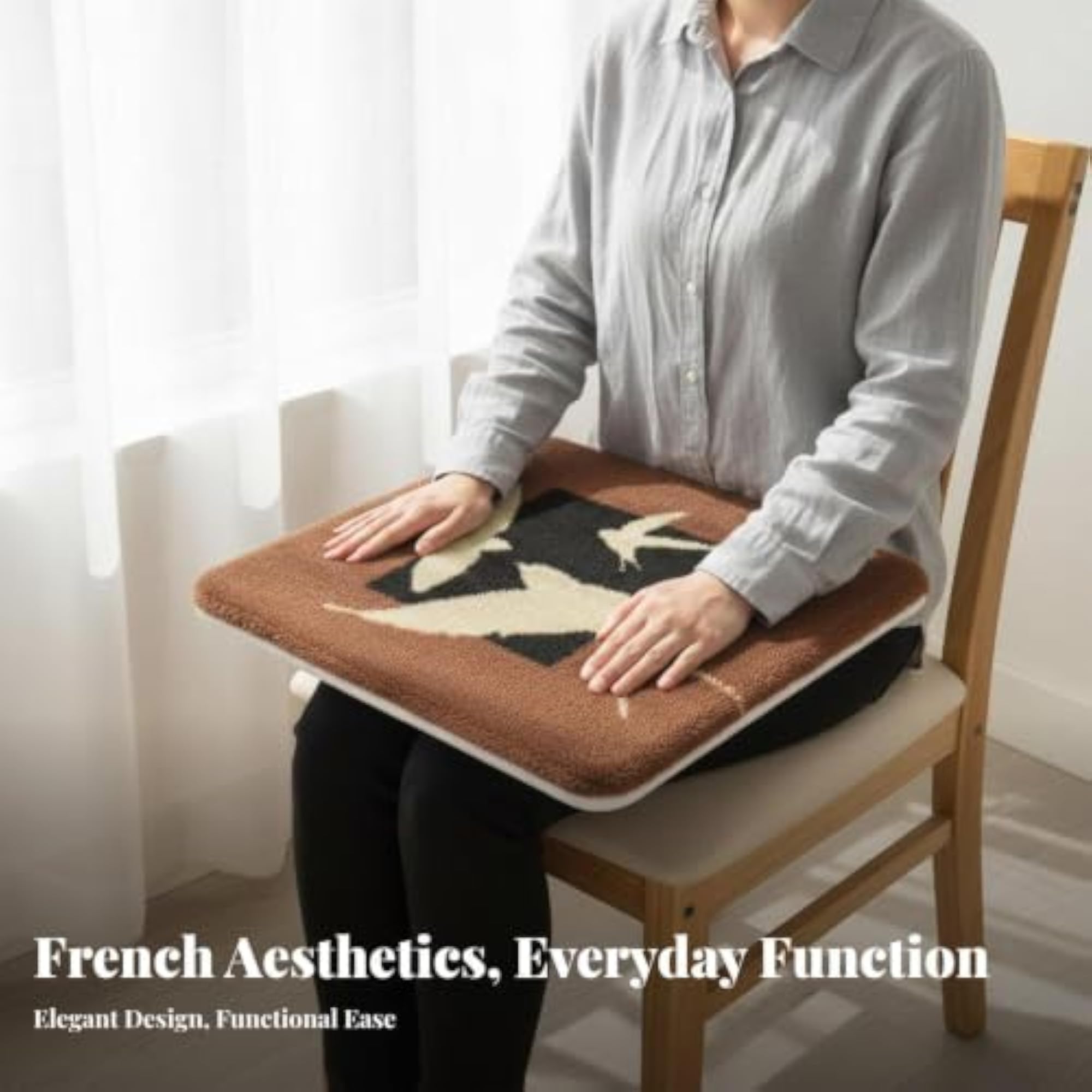 Wear-Resistant Soft Chair Cushion, Square Pad