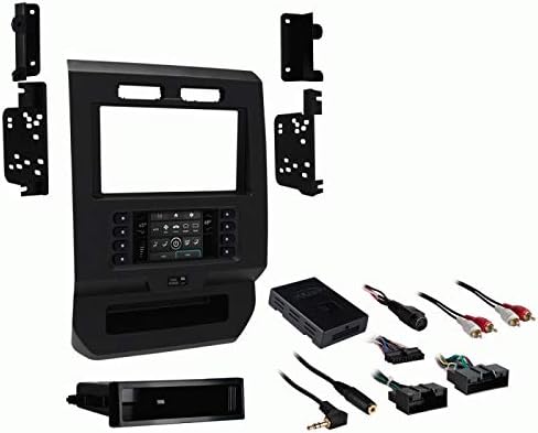 Metra 1 or 2-DIN Radio Dash Install Kit for Select Ford F150 F250 F350 F450 F550 2015-2018 (Gray, Plastic, Modern, Sleek, Functional)