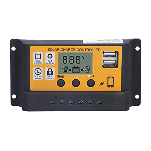 Smart Controller Solar Energy Equipment Solar Powered Analog to Digital Converters (Yellow)