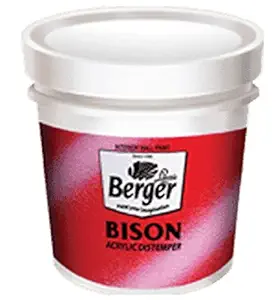 Berger Bison Acrylic Distemper (White, 2 KG)