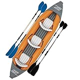 AB Tools Kayak inflable LITE RAPID X3 mejorado para 3 personas con paletas de rendimiento