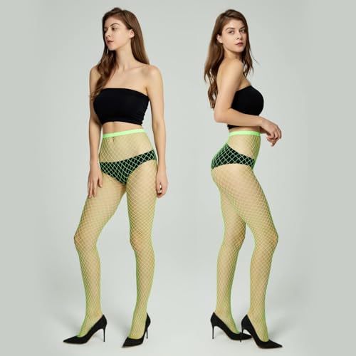 Image of Fishnet Stockings Lace Patterned Tights High Waist Pantyhose Fishnets for Women