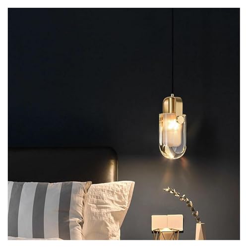 Lampe suspendue chevet en cristal pour éliminer la fatigue visuelle