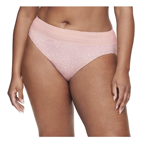 Image of Warner's Women's No Pinching, No Problem Dig-free Comfort Wait With Lace Microfiber Hipster 5609j