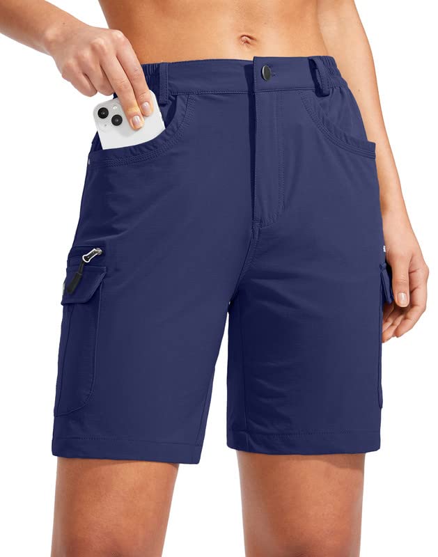 Amazon.com: SANTINY Women's Hiking Cargo Shorts with 7 Pockets