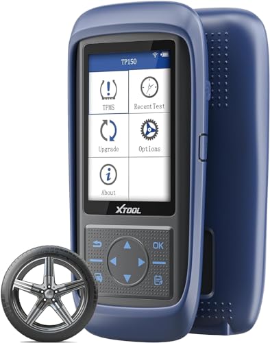 XTOOL TP150 TPMS Programming Tool, Universal TPMS Relearn/Reset/Activate Tool(315/433MHz), Tire Sensor Programmer for XTOOL TS100 Only, Tire Pressure Monitoring System Diagnostic Tool