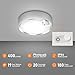 TOOWELL Motion Sensor Ceiling Light Battery Operated Indoor/Outdoor LED Ceiling Lights for Closet Hallway Pantry Laundry Stairs Garage Bathroom Shower Porch Shed Wall 400LM Motion Activated Light