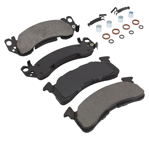 Image of QUALITY-BUILT Front Semi-Metallic Brake Pads, Premium 1001-0153M, Compatible with 1979-1995 Chevrolet /GMC (C20,C20 Suburban,C2500,C2500 Suburban,C30,G30,G3500,K20,K20 Suburban,K2500,K2500 Suburban)