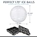 Premium Ice/Cake Ball Maker, Whiskey Ice Mold, 9 Spherical Balls Ice Tray makes 1.8