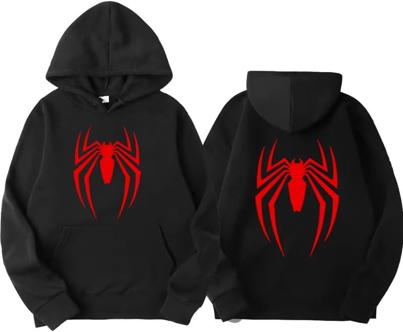 CROWN Anime Hoodies for Men Women - Thick Cool Designer Graphic Sweatshirt Winter Summer Comfort Jacket Gym Jogger Sweat Suit