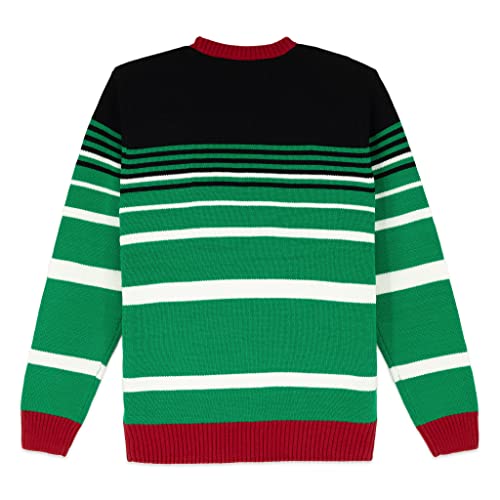 Mens Sports Golf Sports Ugly Christmas Sweater for Holiday Fun Design, Snug Fit Breathable Crewneck2