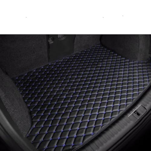 Bagagliaio Dell'auto Mats Compatible Con Mitsubishi Para Outlander Phev Gn 2022 2023 2024 Alfombrillas Traseras Maletero Coche 5 Asientos Almohadilla Almacenamiento Maletero Coche Accesorios(Black Blu