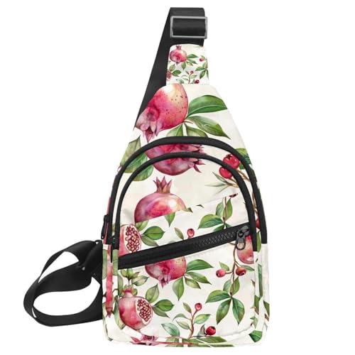 Sac à dos à bandoulière grenade multicolore réglable sport et voyage
