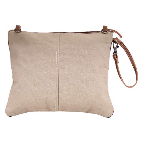 Image of Myra Bag Aztec Purse for Women - Canvas Bag with Real Leather Detailing, Boho Handbags for Women, Cute Western Purse