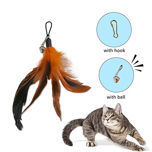 Logfaadcoi SAMPLE_SKU_67702 10-Pack Of Vibrant Feathered Cat Toy Refills: Perfect Wand Attachments thumb #2