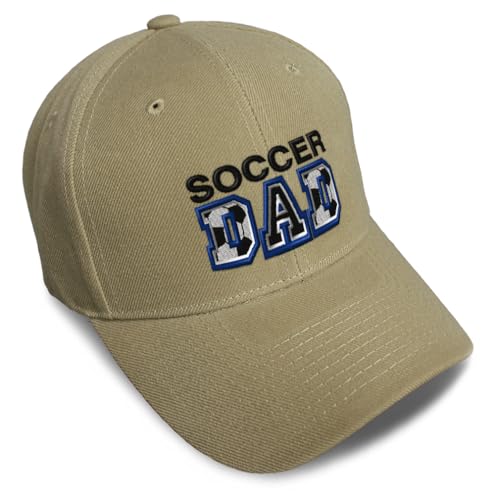 Image of Custom Baseball Caps for Men & Women Embroidered Soccer Dad B Embroidery Ladies & Men Baseball Hats Acrylic