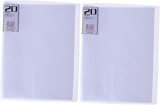 TEHAUX Pasta A4 Folheto De Informações De Inserção 2 Peças 20 Páginas Livreto De Papel De Teste Tons De Terra Livreto De Teste A4 Branco Folheto Informativo