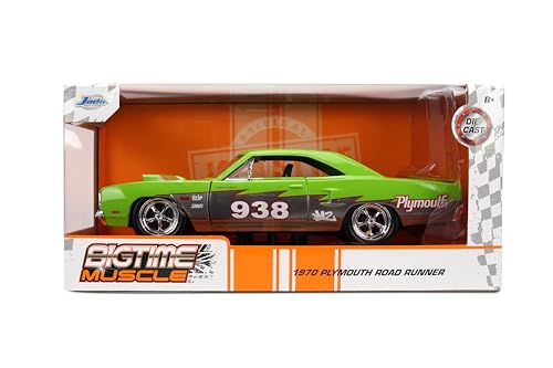 Jada Toys Bigtime Muscle 1:24 1970 Plymouth Road Runner miniatura 2