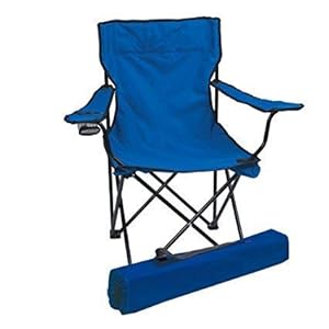 Mezzotek Folding Camping & Fishing Chair | Lawn & Garden Chair | Perfect for Adult Portable Outdoor Folding Chair Camping Hiking Fishing Picnic Chair [Multicolour] (Camping,Camping,Metal)