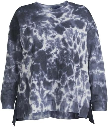 Terra & Sky Women's Plus Relaxed Crewneck High-Low French Terrycloth Sweatshirt - Image 5