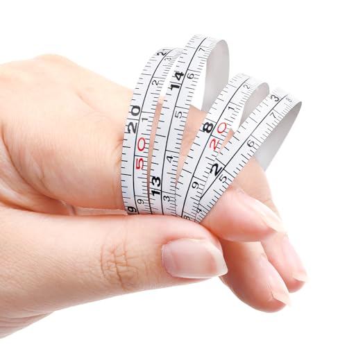 50 mini cintas métricas retráctiles con llavero de 3 pies miniatura 5