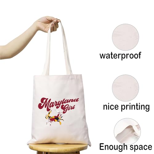 Bolso Tote Bandera Maryland Mujer miniatura 4
